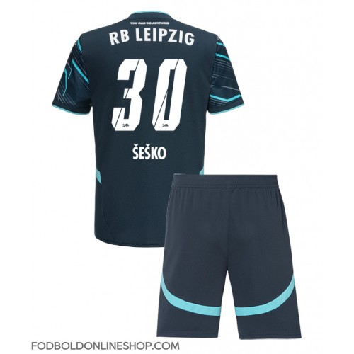 RB Leipzig Benjamin Sesko #30 Tredje trøje Børn 2024-25 Kortærmet (+ Korte bukser)